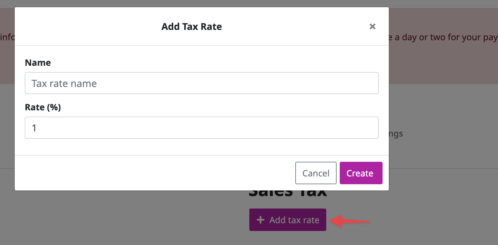 Charge sales tax – OfferingTree Support