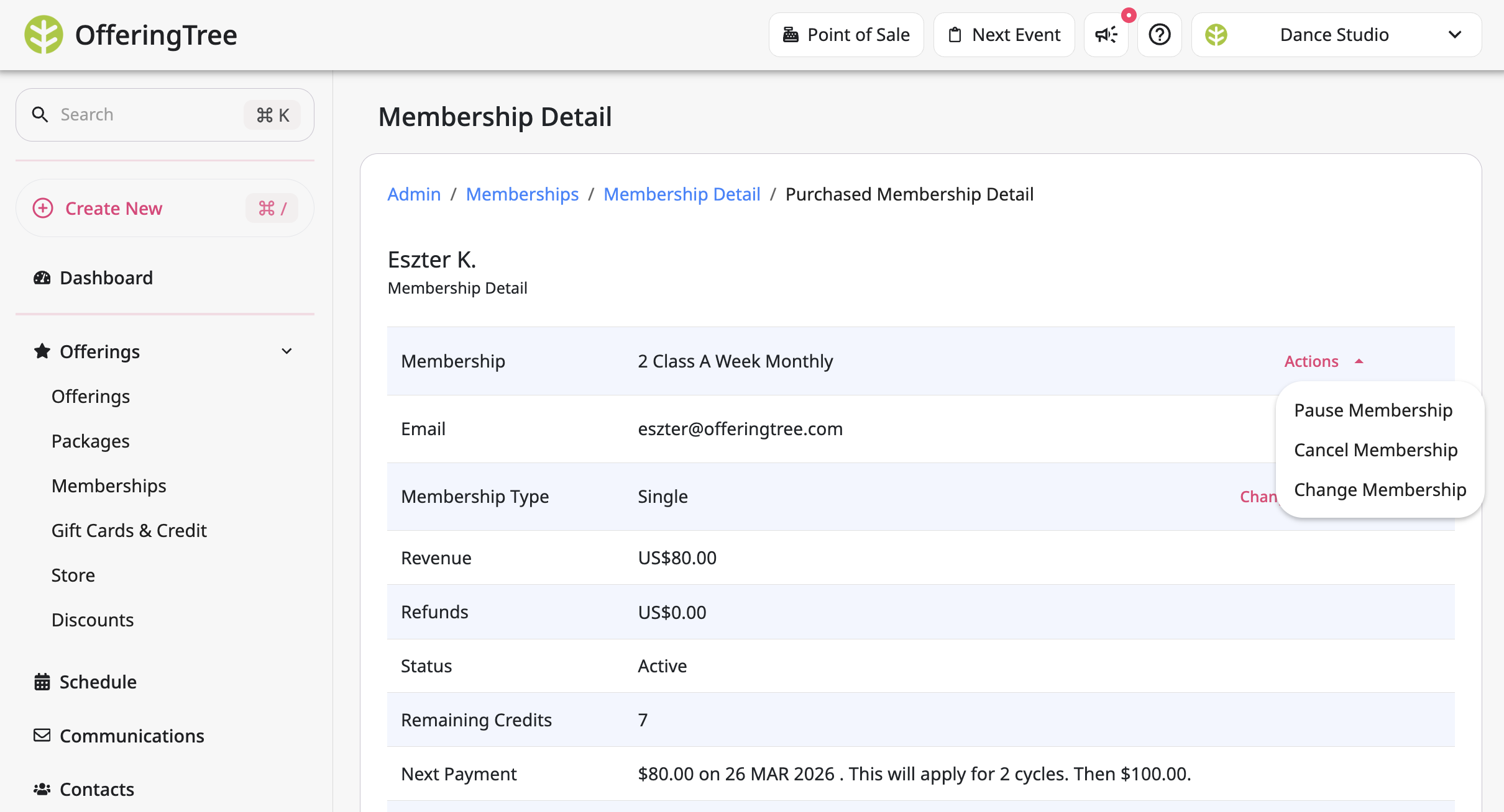 Pausing Memberships